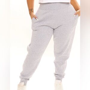 Cozy Heather Gray Joggers